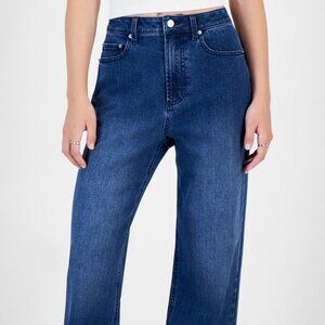 Tinseltown Hi-Rise Baggy Straight 16W- Pine Wash